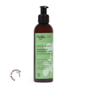 NAJEL COSMOS ORGANIC certified DAMASCUS ROSE LIQUID ALEPPO SOAP