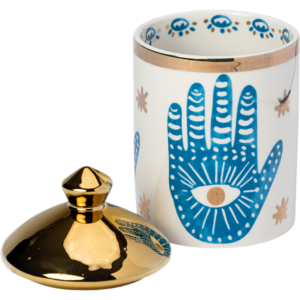 Hamsa Hand Canister