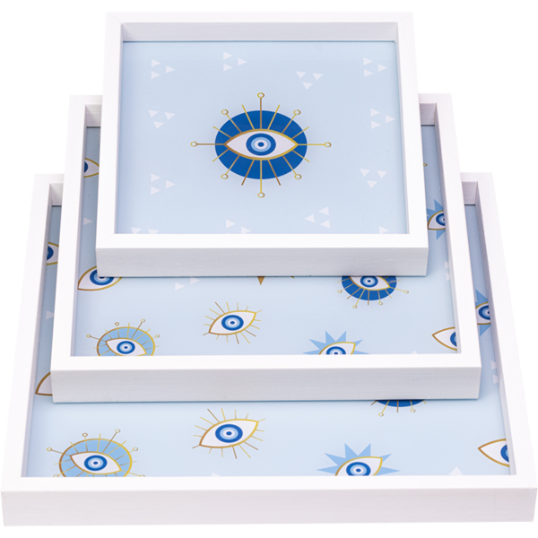 Square Evil Eye Tray (Small)